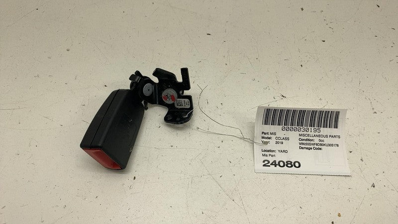 A2058600569 ⭕ 15-21 Mercedes-Benz C300 W205 Rear Left Center Seat Belt Buckle LH A2058600569