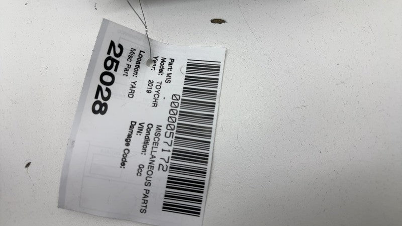 8917010080  18-19 Toyota C-HR SRS Restraint Diagnostic Computer  89170-10080 Has Crash Data