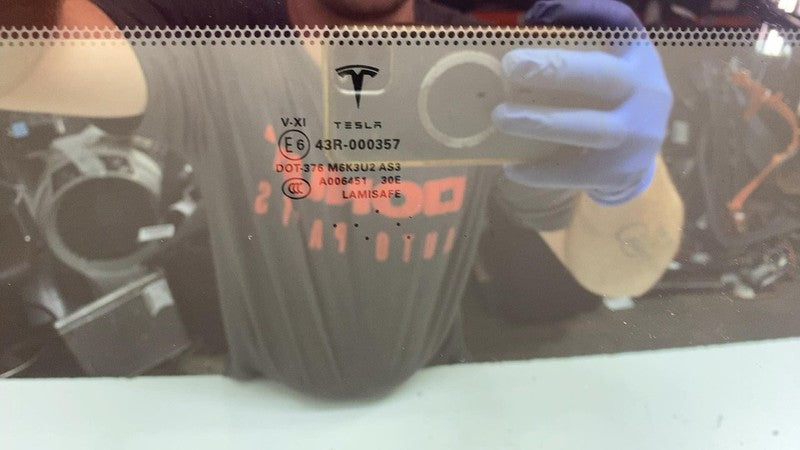 ⭕ 2012 2013 2014 2015 Tesla Model S Front Section Fixed Sunroof Glass 