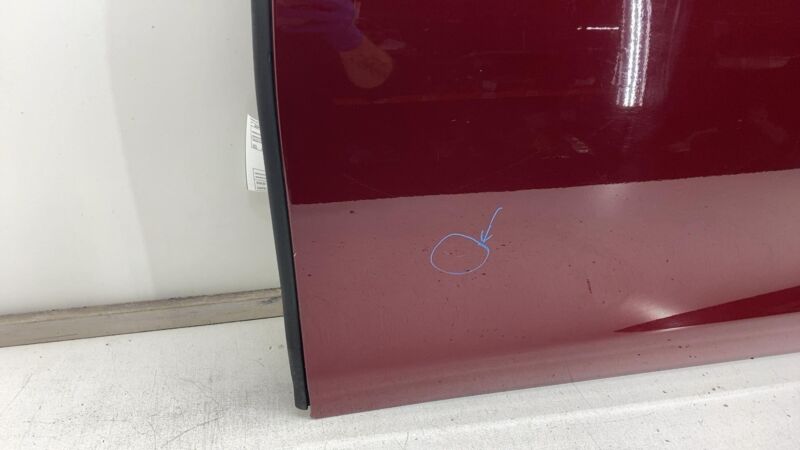 2012-2015 Tesla Model S Front Driver Side Door Shell Panel Left LH Red -PPSR OEM