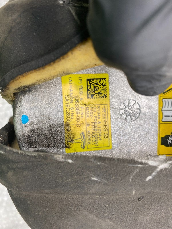 106336900D ⭕ 16-20 Model S X Electric Air Conditioning A/C Compressor Pump OEM 1063369-00-D