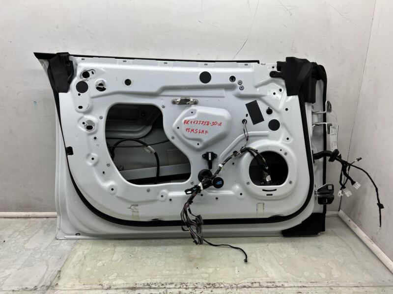 2012-2015 Tesla Model S Front Driver Side Door Shell Panel Left Assy White PBCW