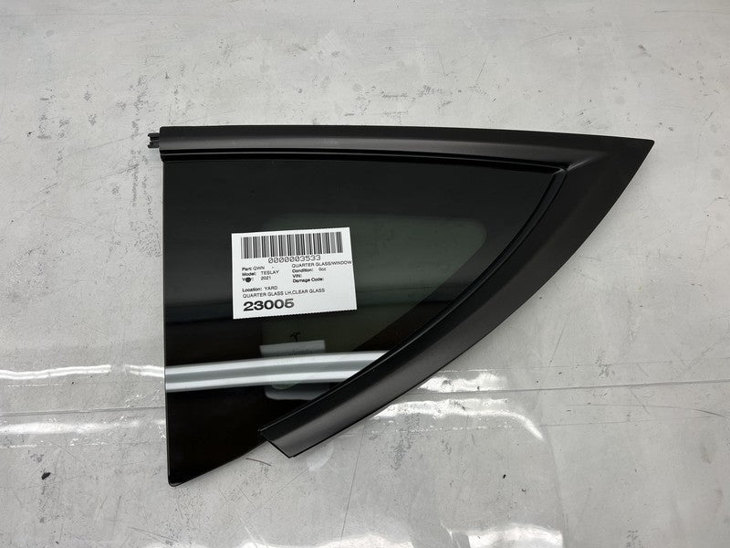2020-2023 Tesla Model Y MY Rear Driver Side Quarter QTR Window Fixed Glass Left