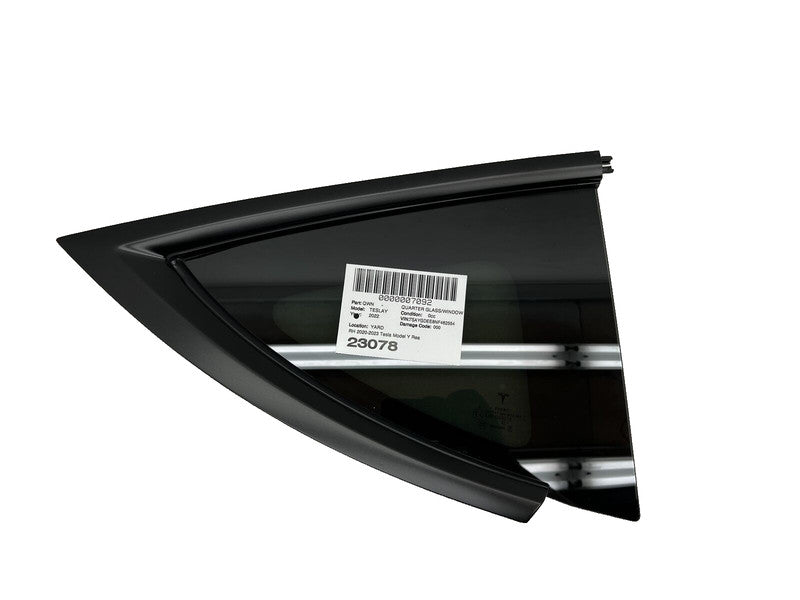 1495741-90-H 2020-2023 Tesla Model Y Rear Passenger Side Quarter Window QTR Glass Right Assy