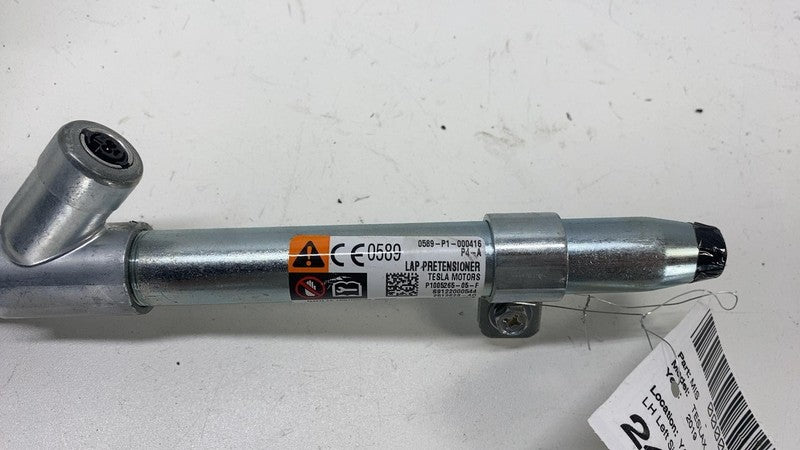 100526505F ⭕  12-15 Model S Front Left Seat Belt Outboard Lap Pre-Tensioner LH 1005265-05-F