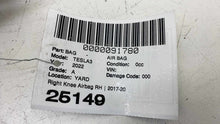 ⭕ 2017-2023 Tesla Model 3 Right Lower Knee Safety Airbag Module RH 1077826-00-D