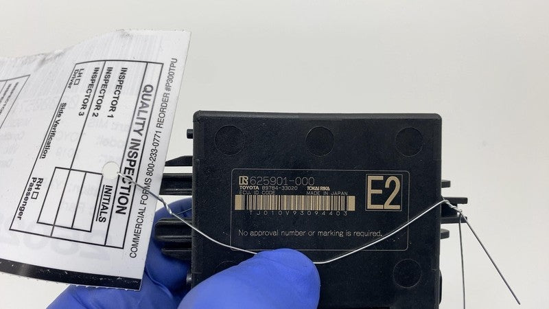 8978433020 ⭕ 18-22 Toyota C-HR Anti Theft Immobilizer Control Module ECU Unit 89784-33020
