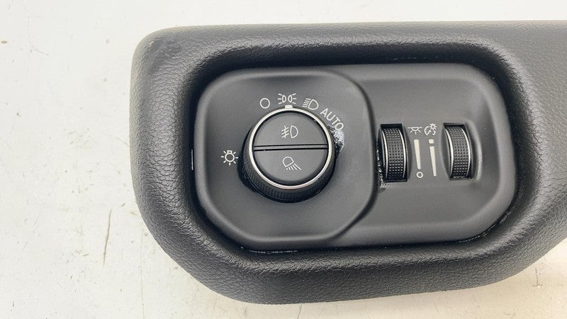 68156061AD ⭕ 2025 Ram 1500 Dash Automatic Headlight Lamp Switch Control w/ Trim Bezel Black