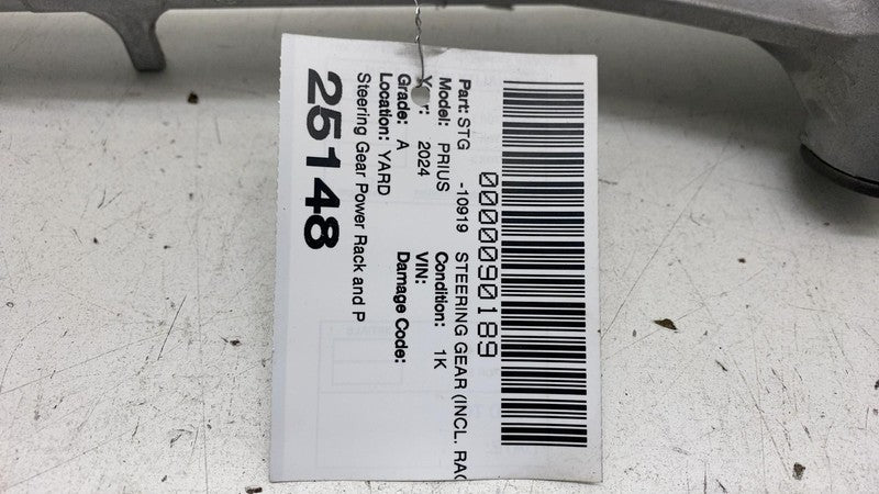 ⭕ 23-24 Toyota Prius Power Steering Gear Rack & Pinion w/ Tie Rod End 