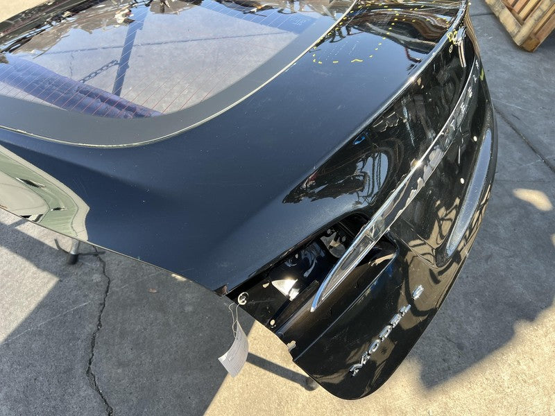 100263300E ⭕ 12-15 Model S Tailgate Hatch Panel & Liftgate Glass Black - PBSB 1002633-00-E