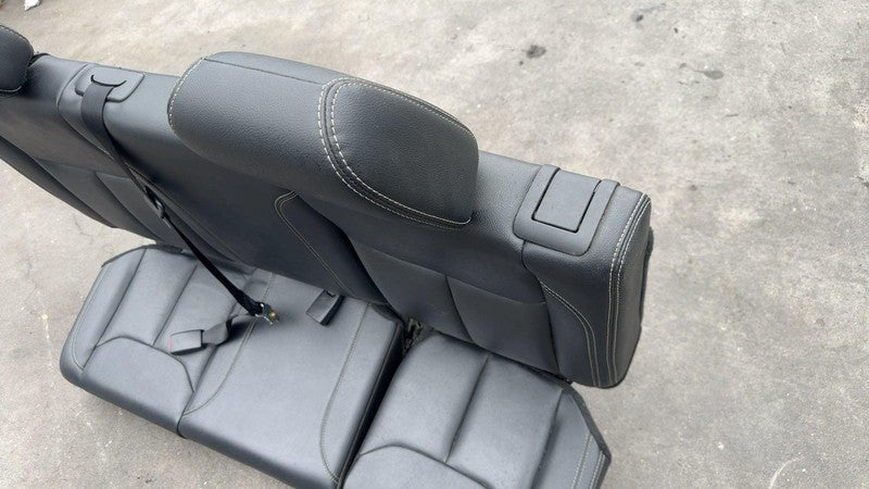 ⭕ 2011-2017 Jeep Wrangler Rear Left & Right 2nd Row Seat Black Leather Assembly