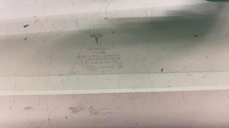⭕ 21-23 Model 3 Front Middle Panoramic Sun Moon Roof Window Glass 1587