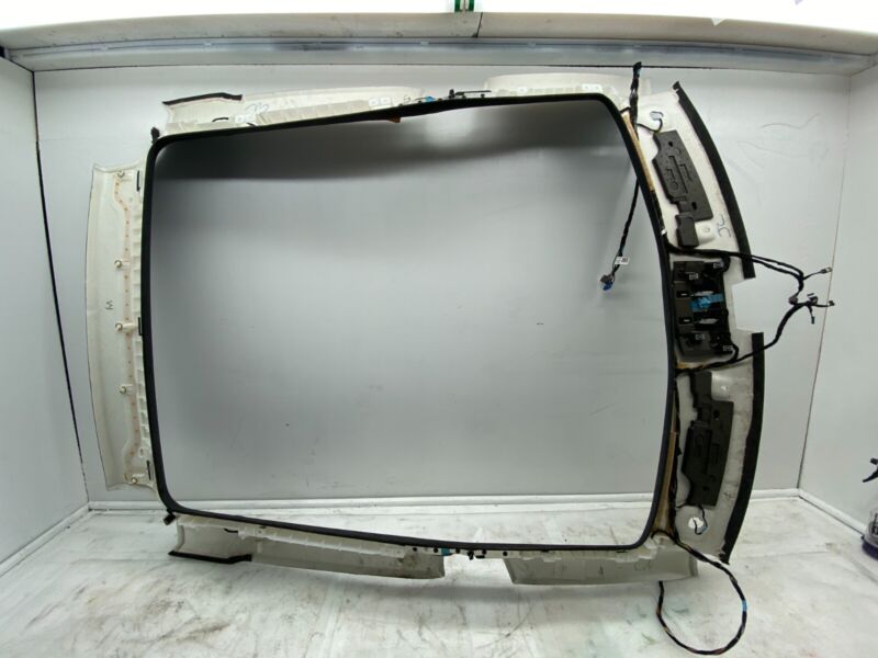 1037523-00-T 2016-2020 Tesla Model S MS Panoramic Sun Roof Ceiling Moonroof Headliner Black