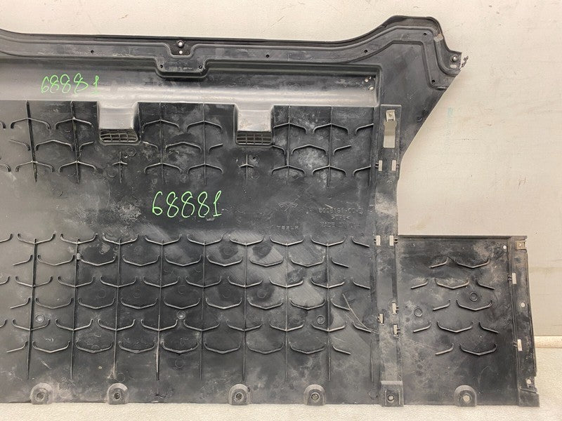 600819100D ⭕ 2012-2015 Tesla Model S Rear Under Tray Splash Aero Shield Cover 6008191-00-D