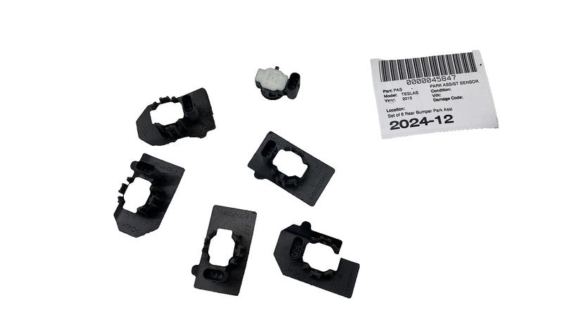 ⭕ 12-20 Model S X Set of 6 Bumper Parking Assist Sensor Silver PPTI 10