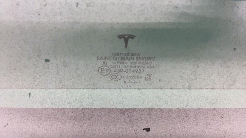 ⭕ 17-19 Model 3 Middle Panoramic Sunroof Fixed Roof Glass Moonroof 148