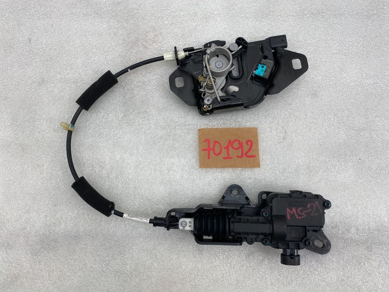 1500397 00 E ⭕ 2021-2025 Model S Hood Latch Double Pull Single Actuator w/ Cable 1500397-00-E