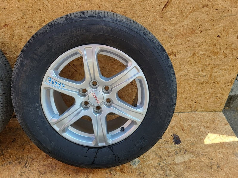 2310 1928 ⭕ 17-20 GMC Acadia Wheel Rim 17x7.5J with Michelin Tire 245/65R17 x4 23101928