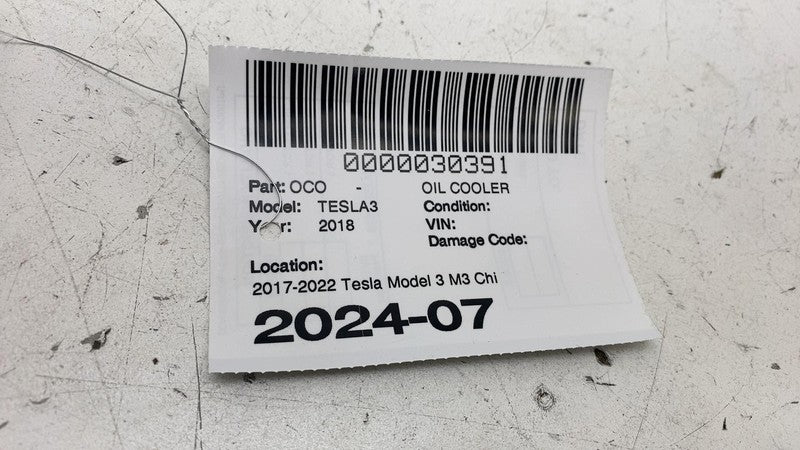 108824800D ⭕ 2017-2022 Tesla Model 3 M3 Chiller EXV Oil Fluid Cooler Assembly 1088248-00-D