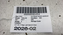 ⭕ 2016-2017 Model S Rear Left Exterior Door Handle Outer Blue PPSB 1071884-00-A