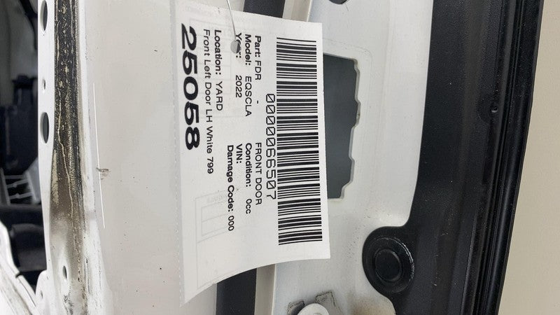 ⭕ 2022 Mercedes-Benz EQS 450+ V297 Front Driver Left Door Shell Panel White 799