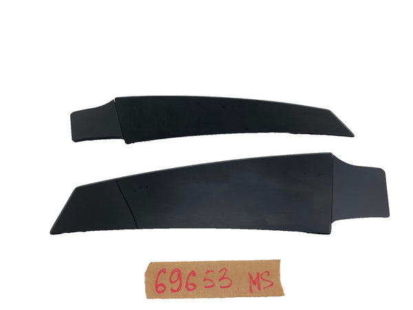 ⭕ 12-15 Tesla Model S MS PAIR Left & Right Exterior B-Pillar Applique Trim Cover
