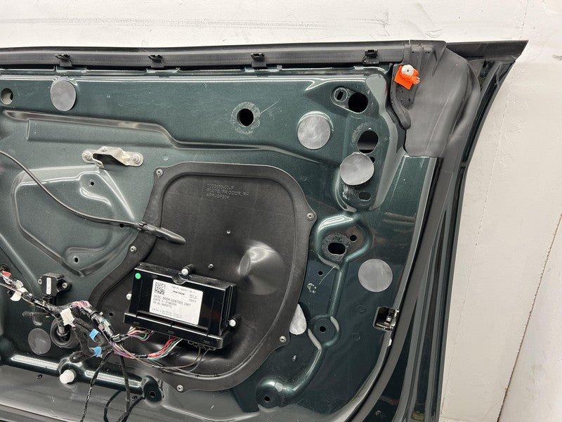 ⭕ 12-15 Tesla Model S Front Passenger Side Door Shell Panel Right Gree