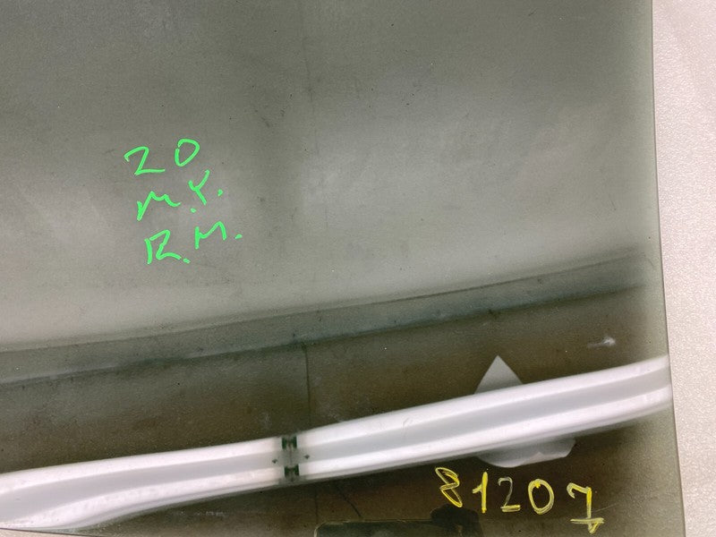 E9 43R-004553 ⭕ 2020-2023 Tesla Model Y Rear Passenger Side Door Window Glass Right Assembly