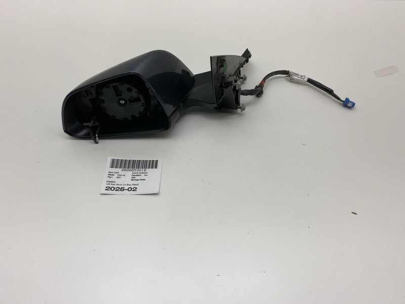 1592031-00-C 2021-2023 Tesla Model 3 Left Exterior Rear View Door Mirror (No Glass) Gray-PMNG