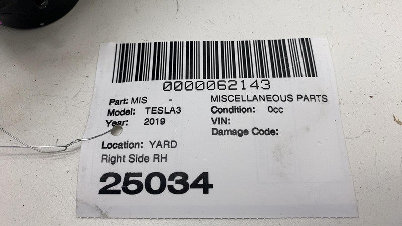 108127901G ⭕ 2017-2023 Tesla Model 3 Front Right 1st Row Seat Belt & Retractor 1081279-01-G