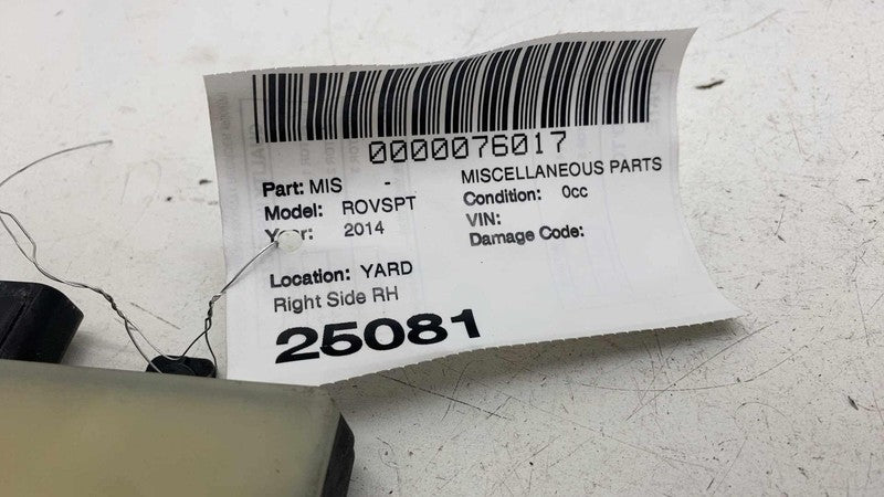 14-17 Range Rover Sport Rear Right Radar Blind Spot Sensor Module DPLA