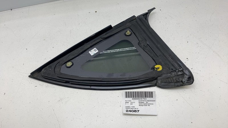 ⭕ 2020-2023 Tesla Model Y Rear Driver Side Quarter Window QTR Glass Le