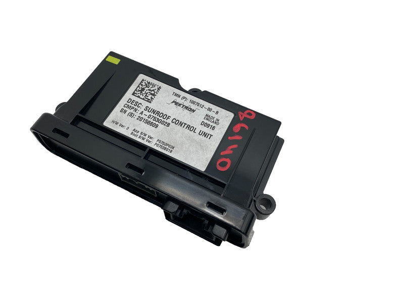 100751200B ⭕ 12-20 Tesla Model S Sunroof Controller Moon Roof Control Module 1007512-00-B