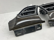 ⭕ 12-20 Model S SET Dash AC Air Vent Dashboard Trim Cover Woodgrain 1007831-00-B
