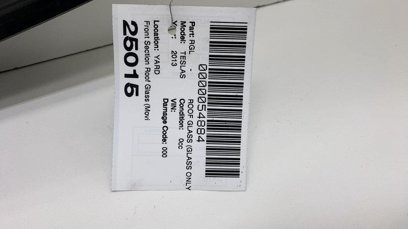 ⭕ 2012-2015 Tesla Model S Panoramic Roof Sunroof Glass Assy (Front Sec