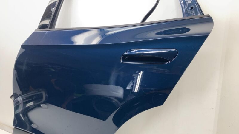 ⭕2023 Volkswagen ID.4 Rear Driver Side Door Shell Panel Cover Left Assembly Blue
