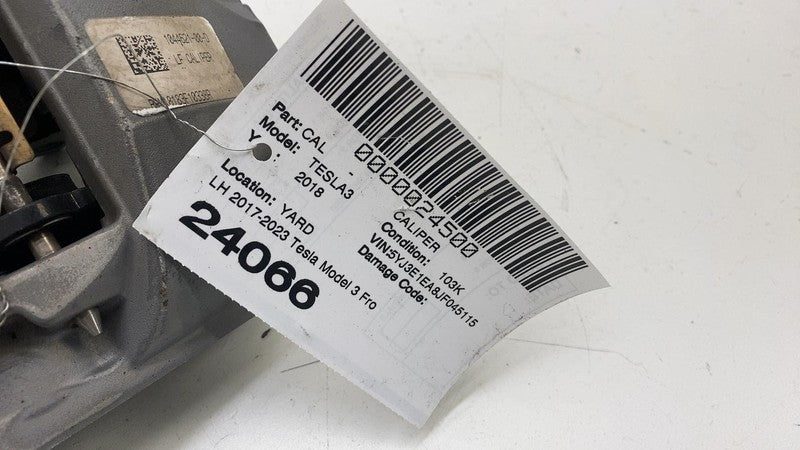 ⭕ 2017-2023 Tesla Model 3 Front Left Caliper w/ Brake Hose Line OEM 10
