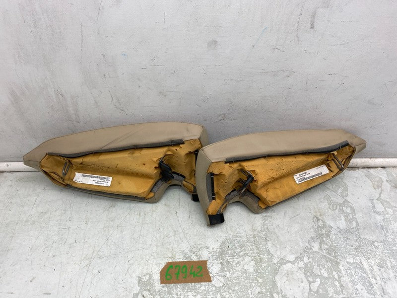 722319723069 ⭕ 12-20 Tesla Model S Rear Left & Right 2nd Row Seat Bolster Cushion Cover Tan
