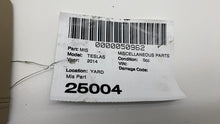 2012-2015 Tesla Model S MS PAIR Left & Right Center Console Armrest Pad Tan Assy