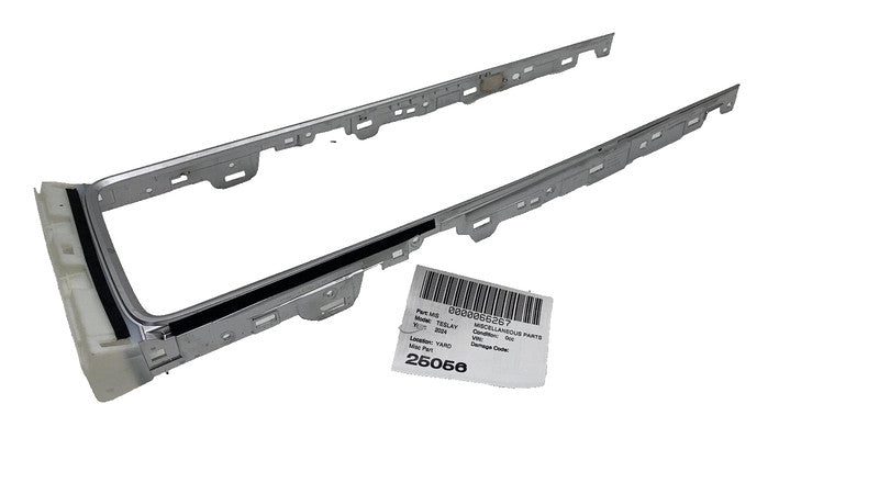 ⭕ 2020-2024 Tesla Model Y Center Console Bright Work Trim Molding 1755