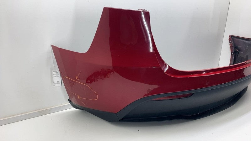 149400600B ⭕ 2020-2022 Tesla Model Y Rear Bumper Cover w/ Park Sensor Red PPMR 1494006-00-B