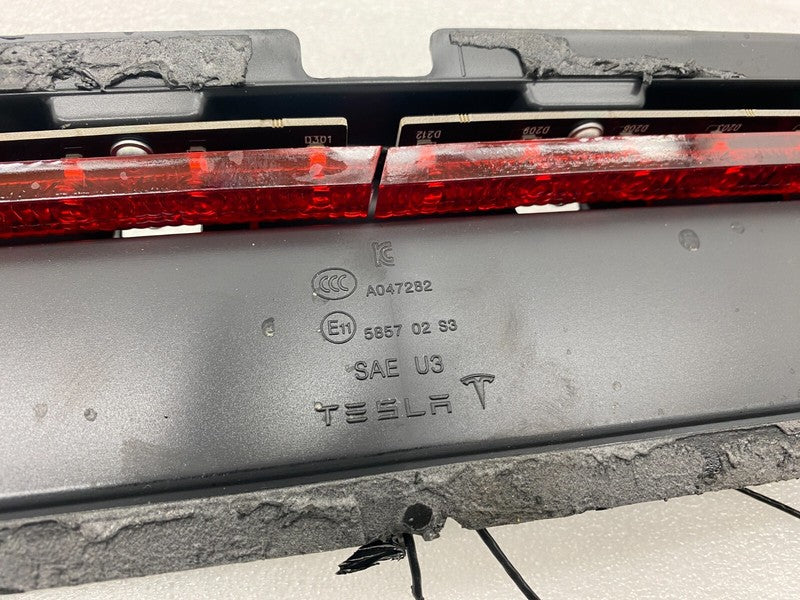 600591700F ⭕ 2012-2023 Model S Rear Trunk Center 3rd Brake Light Stop Lamp LED 6005917-00-F