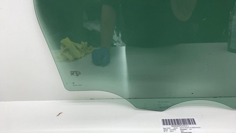 E2 43R-005013 ⭕ 2011-2018 Porsche Cayenne Rear Driver Side Door Window Glass Left LH Assembly