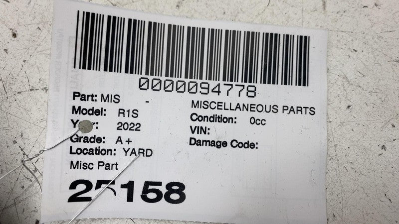 Miscellaneous Parts RIVIAN R1S 22