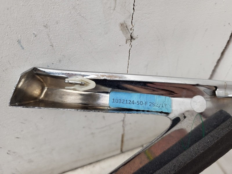 1032124 50 F ⭕16-18 Tesla Model X Passenger Side Door Upper Molding Bright Right 1032124-50-F