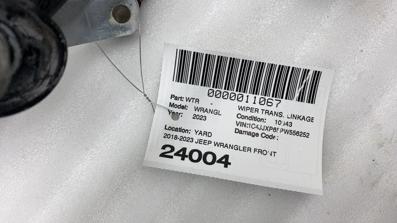 ⭕ 2018-2023 Jeep Wrangler Front Windshield Wiper Linkage w/ Motor 0682