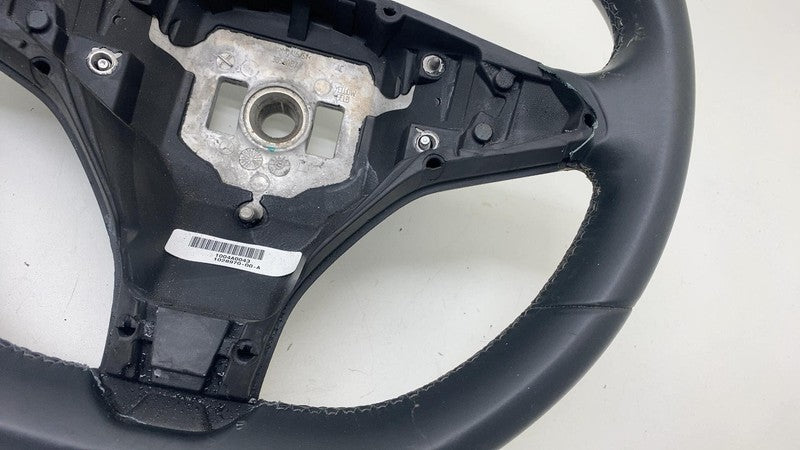 ⭕ 2012-2015 Tesla Model S Performance Steering Wheel Black Leather 103