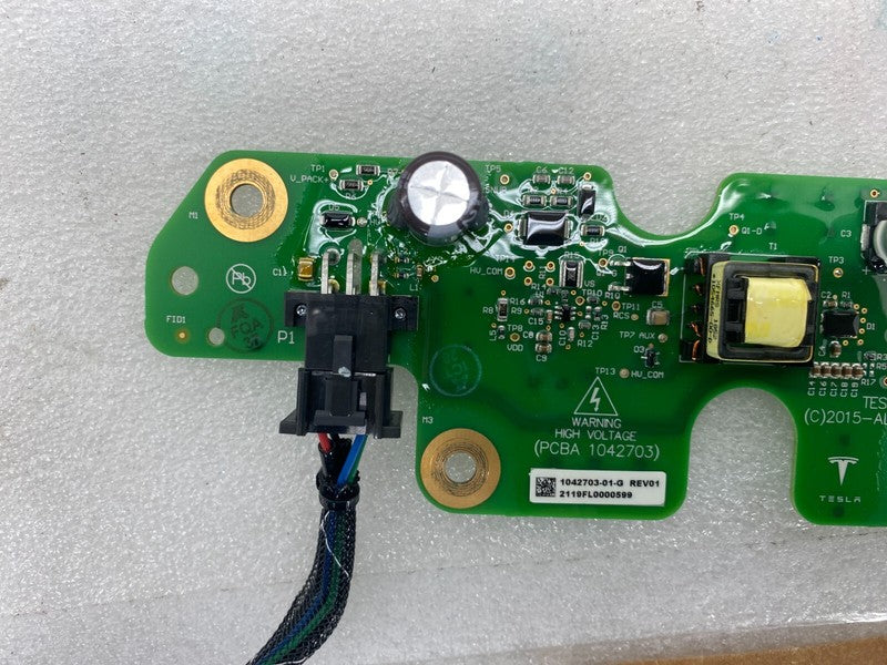 104270301G ⭕ 12-20 Model S PCBA High Voltage Battery Standby Supply Board Unit 1042703-01-G