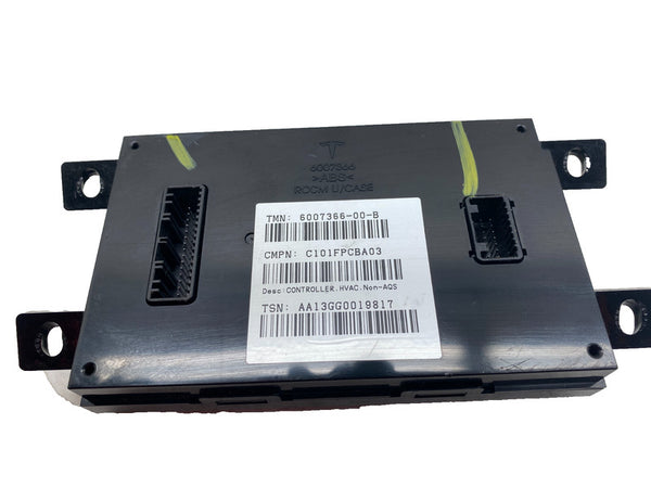 ⭕ 12-20 Model S X A/C Heater Climate Control HVAC Controller Module 6007366-00-B