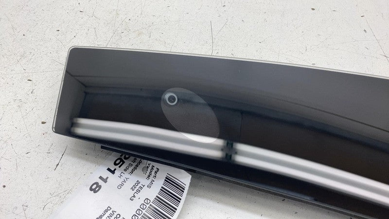 1100437-00-E ⭕ 2017-2023 Tesla Model 3 Left B-Pillar Applique Glass Trim Molding 1100437-00-E